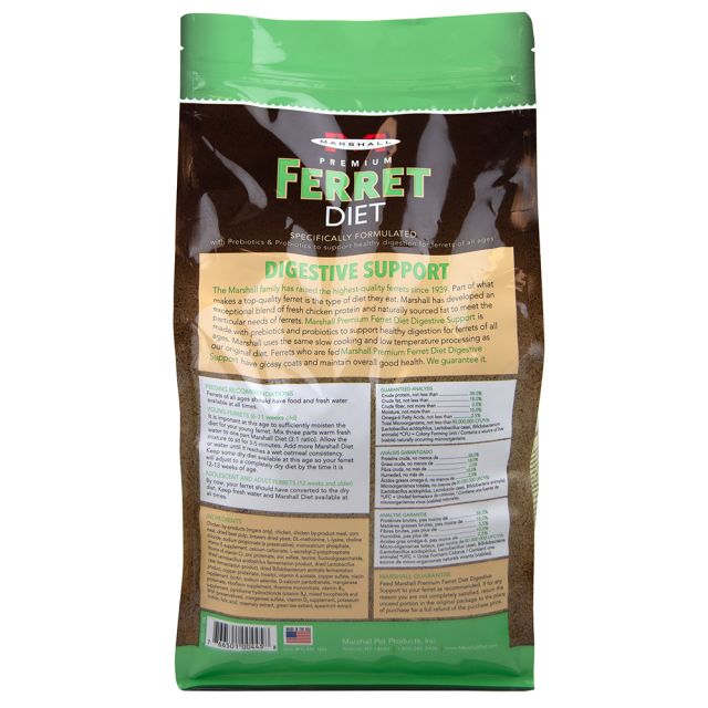Marshall ferret food ingredients hot sale